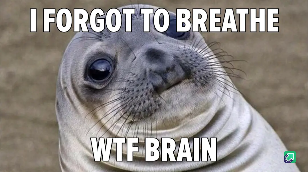 A close-up image of a seal pup with large, innocent eyes and a slightly tilted head, looking upward. The text overlaid in…
