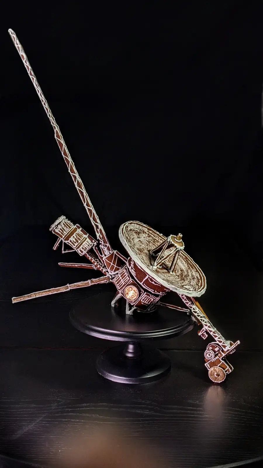 The Gingerbread Voyager Meets the Enormous Array