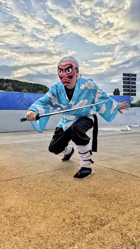 Channeling Urokodaki: A Stunning Cosplay