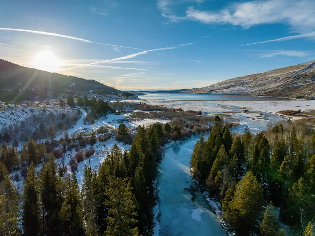 The Serene Beauty of Boulder Lake, Wyoming