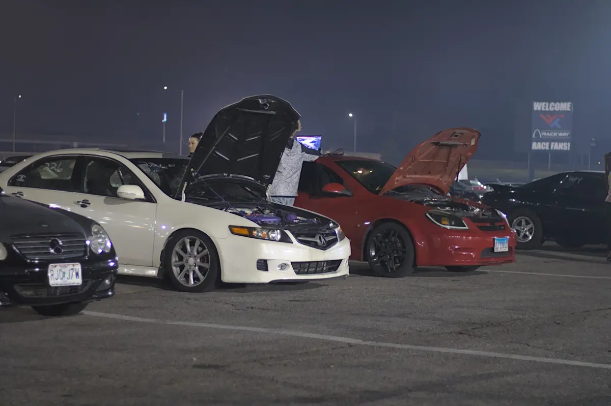 Capturing the Thrills of Midnight Madness at St. Louis Racetrack