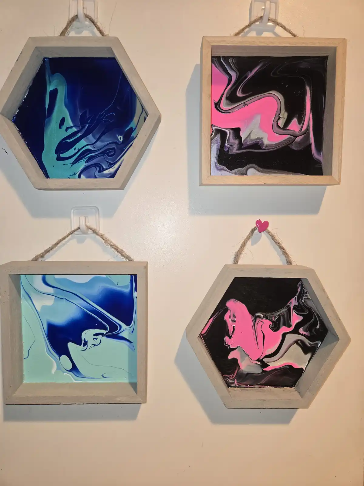 Check out my 5-inch miniature collection: Pour Painting Showcase 11/2-3/24