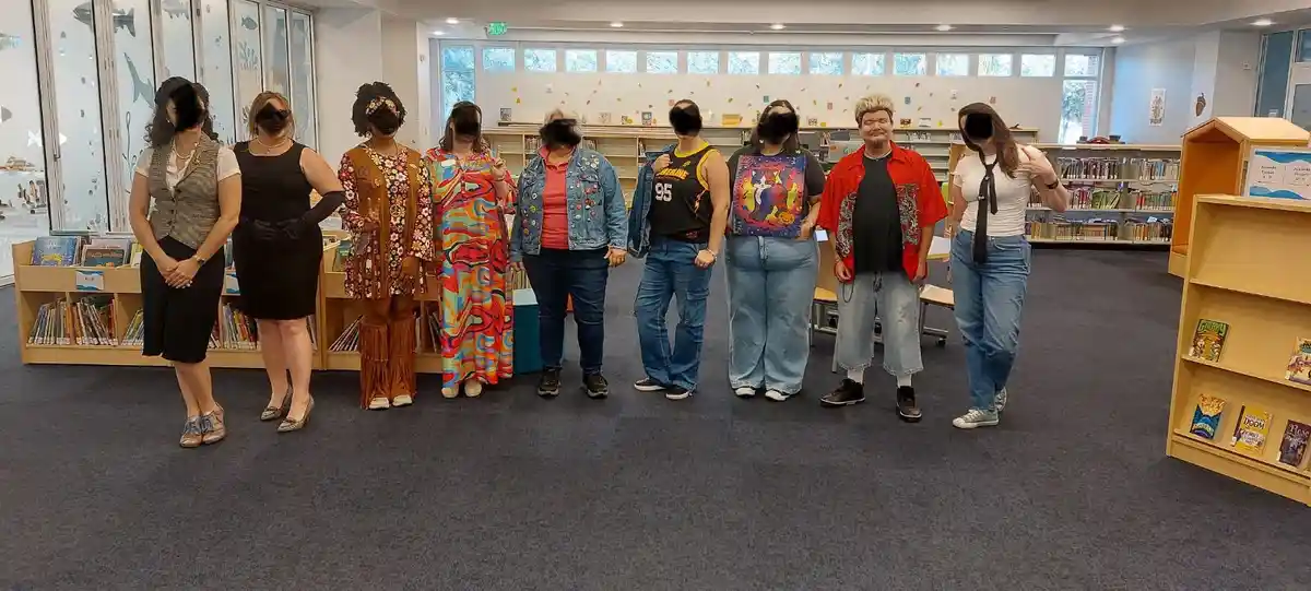 It's Decades Costume Day at the Library - come dressed to impress!