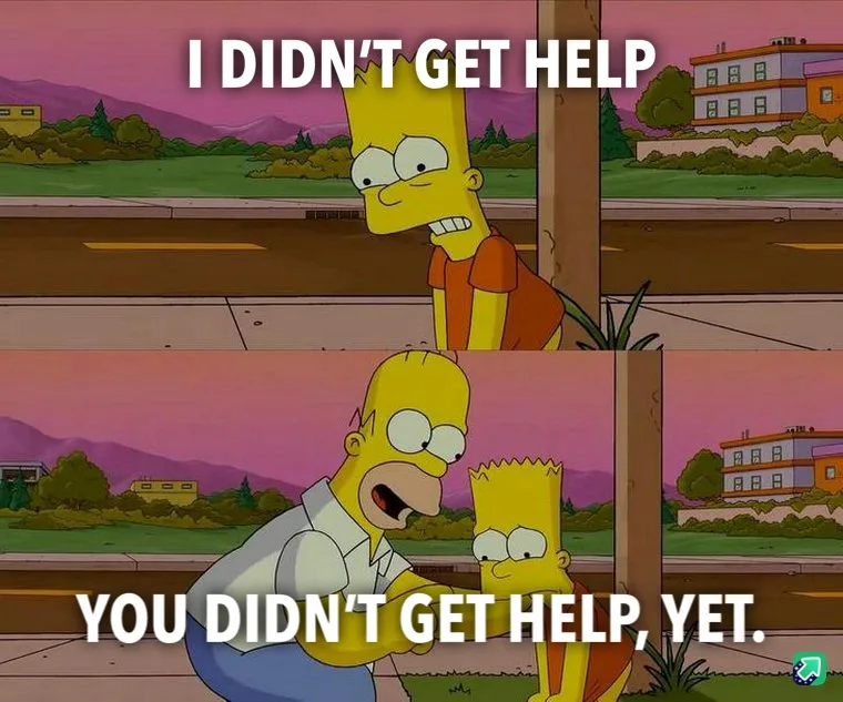 The image is a two-panel meme featuring Bart Simpson. In the top panel, Bart looks smugly at the viewer with the text 'I…