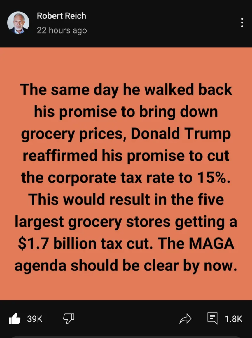 Before the Election: Grocery Prices Will Drop! After the Election: Tough Luck!