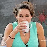 Elissa Slater's priceless reaction