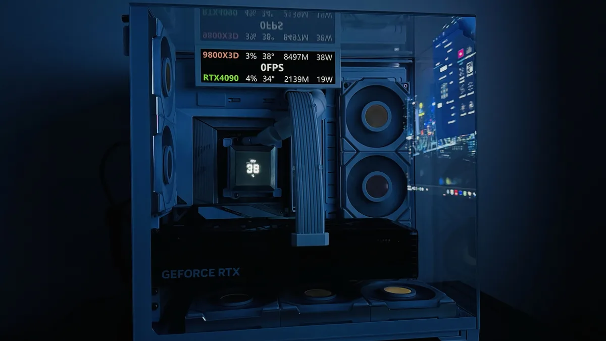 Hydroshift LCD: The Sleek Black Background You Need