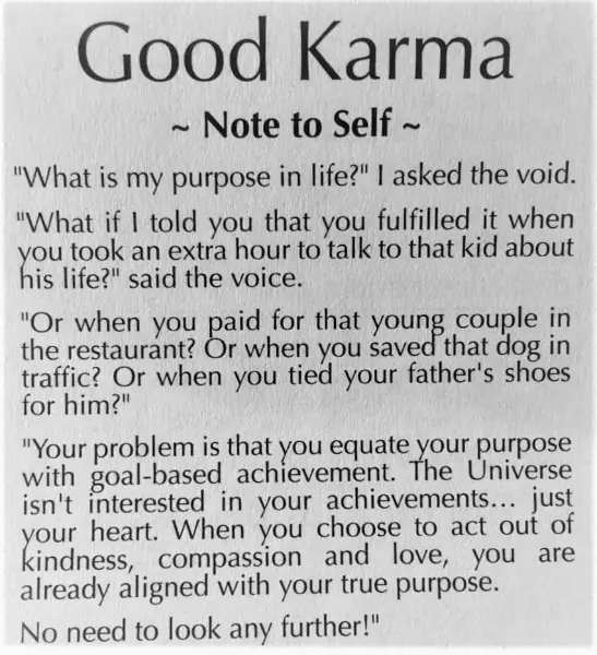 The Consequences of Karma