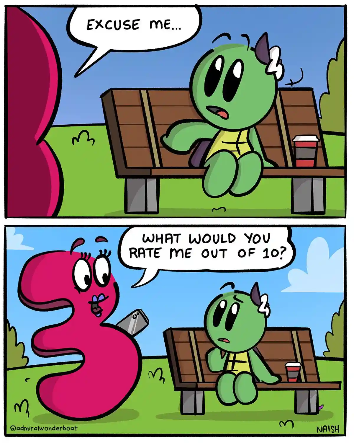 This one definitely resembles a 3 (original content)