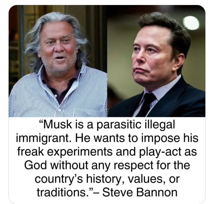 The image displays two men side-by-side: on the left, a man with long gray hair and a striped shirt, and on the right, a man…