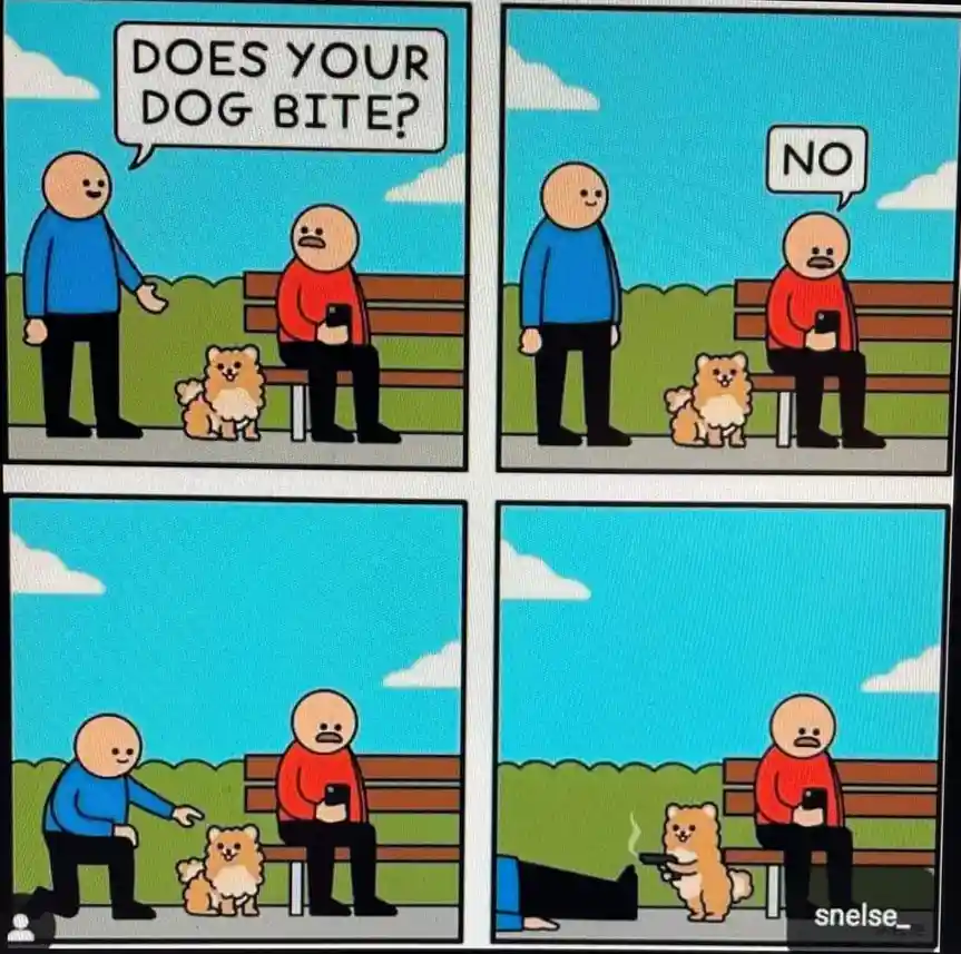 He Didn't Bite: A Surprising Twist