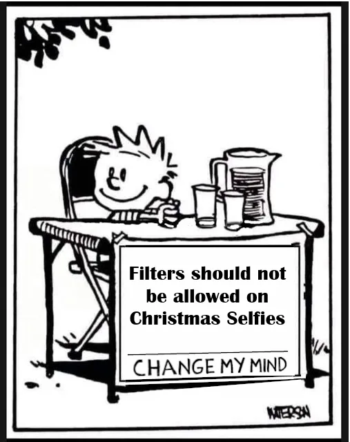 A black-and-white cartoon depicts a smiling child sitting at a table with a pitcher and glasses, looking at the viewer…