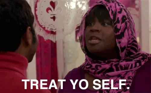 A six-panel meme featuring a woman in a pink and black patterned headscarf and purple top, shown in various expressive…