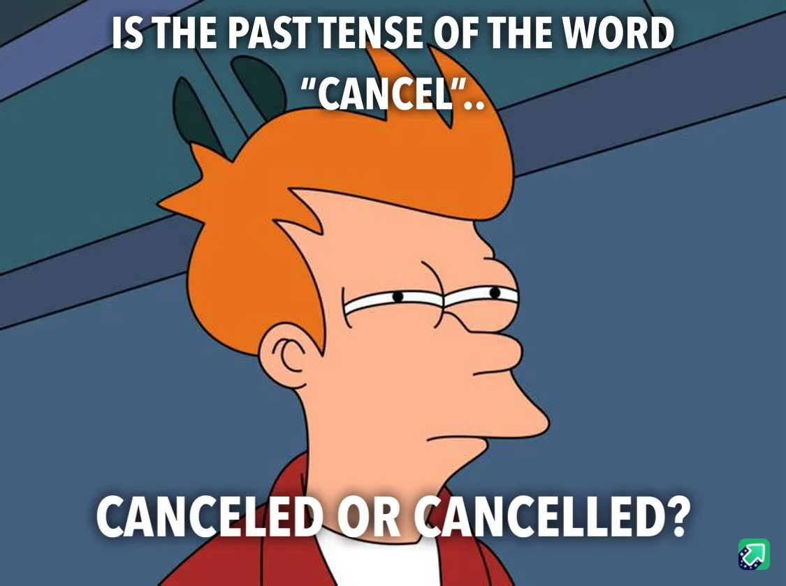 The image shows a side profile of the animated character Fry from Futurama, looking skeptical with his eyes narrowed. White…