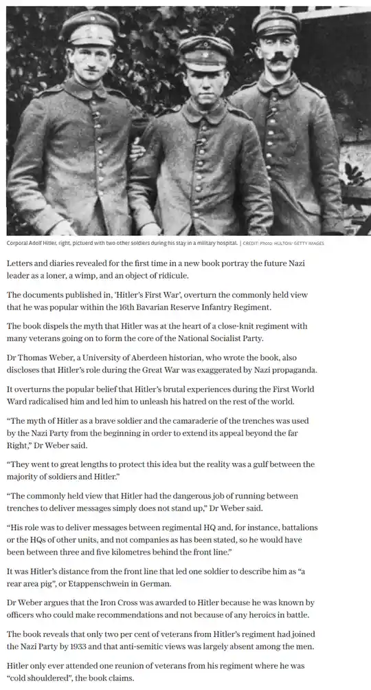 A black-and-white historical photograph shows three young men in early 20th-century German military uniforms posing…
