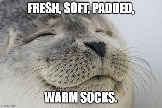 A close-up photo of a seal with its eyes closed and mouth slightly open, conveying a look of blissful contentment. White…