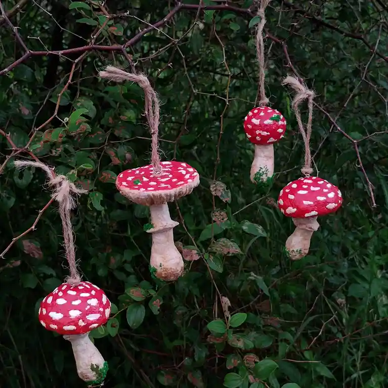 Whimsical Mushroom Decorations