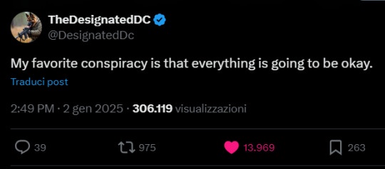 A screenshot of a tweet from 'TheDesignatedDC' with a black background, white text, and a profile picture. The tweet reads…
